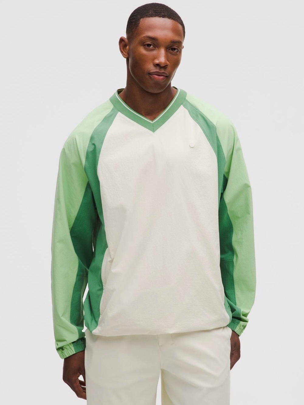 Lululemon Water-Repellent Golf Relaxed Fit Green Pullover Size Large NWT